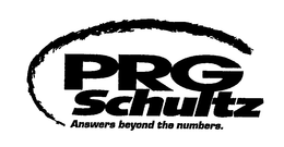 PRG SCHULTZ ANSWERS BEYOND THE NUMBERS. trademark
