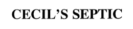 CECIL'S SEPTIC trademark