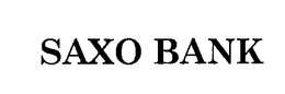 SAXO BANK trademark