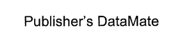 PUBLISHER'S DATAMATE trademark