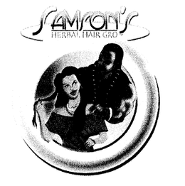 SAMSON'S HERBAL HAIR GRO trademark