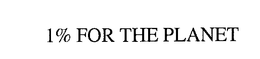 1% FOR THE PLANET trademark