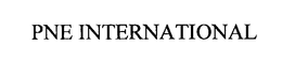 PNE INTERNATIONAL trademark