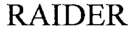 RAIDER trademark