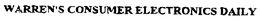 WARREN'S CONSUMER ELECTRONICS DAILY trademark