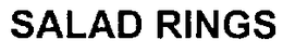 SALAD RINGS trademark