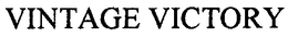 VINTAGE VICTORY trademark