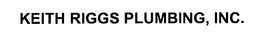 KEITH RIGGS PLUMBING, INC. trademark
