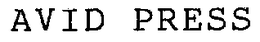 AVID PRESS trademark