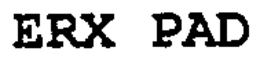 ERX PAD trademark