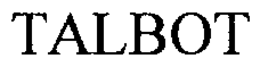 TALBOT trademark