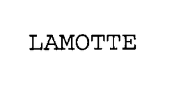 LAMOTTE trademark