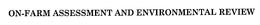 ON-FARM ASSESSMENT AND ENVIRONMENTAL REVIEW trademark