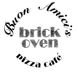 BUON AMICI'S PIZZA CAFE BRICK OVEN trademark