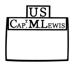 US CAPT. M. LEWIS trademark
