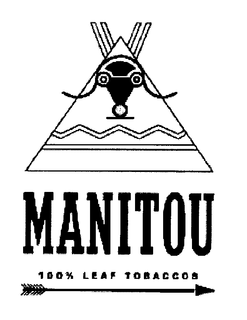 MANITOU 100% LEAF TOBACCO trademark