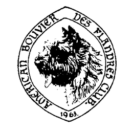 AMERICAN BOUVIER DES FLANDRES CLUB. 1963. trademark
