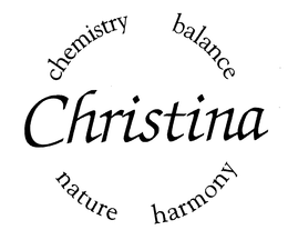 CHRISTINA CHEMISTRY BALANCE NATURE HARMONY trademark