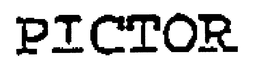PICTOR trademark