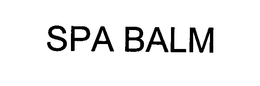 SPA BALM trademark