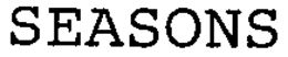 SEASONS trademark