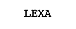 LEXA trademark