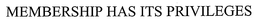 MEMBERSHIP HAS ITS PRIVILEGES trademark