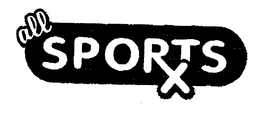 ALL SPORTS X trademark