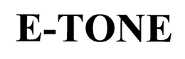 E-TONE trademark