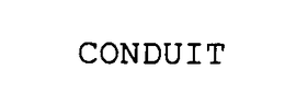 CONDUIT trademark