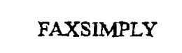 FAXSIMPLY trademark