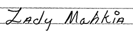 LADY MAHKIA trademark