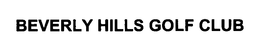 BEVERLY HILLS GOLF CLUB trademark