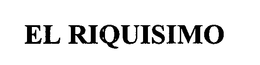 EL RIQUISIMO trademark
