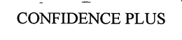 CONFIDENCE PLUS trademark