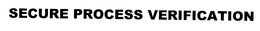 SECURE PROCESS VERIFICATION trademark