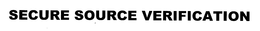 SECURE SOURCE VERIFICATION trademark