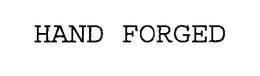 HAND FORGED trademark