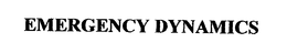 EMERGENCY DYNAMICS trademark