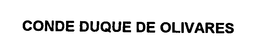 CONDE DUQUE DE OLIVARES trademark
