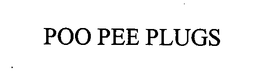 POO PEE PLUGS trademark