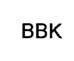 BBK trademark