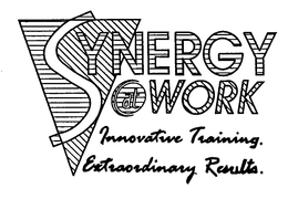 SYNERGY AT WORK INNOVATIVE TRAINING. EXTRAORDINARY RESULTS. trademark