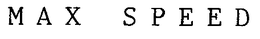 MAX SPEED trademark