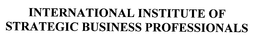 INTERNATIONAL INSTITUTE OF STRATEGIC BUSINESS PROFESSIONALS trademark