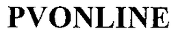 PVONLINE trademark