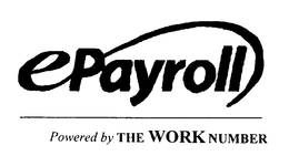 EPAYROLL POWERED BY THE WORK NUMBER trademark