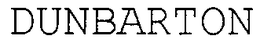 DUNBARTON trademark