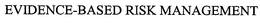 EVIDENCE-BASED RISK MANAGEMENT trademark