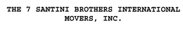 THE 7 SANTINI BROTHERS INTERNATIONAL MOVERS, INC. trademark